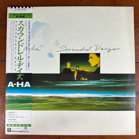 a-ha – Scoundrel Days (Incluye: I've been losing you, Cry Wolf y otros éxitos) (LP) (Japan) - 1986