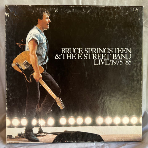 Bruce Springsteen & The E-Street Band – Live / 1975-85 (Diferentes conciertos en vivo - Box 5xLP) (US) - 1986