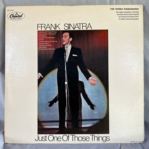 Frank Sinatra – Just One Of Those Things (LP) (US) - 1969