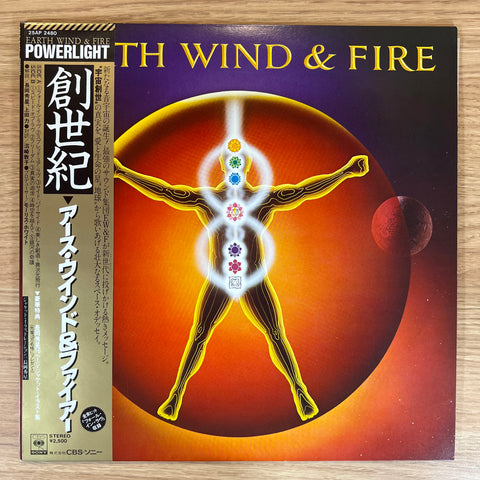 Earth, Wind & Fire – Powerlight (Incluye: Fall In Love With Me / The Speed Of Love / Hearts To Heart) (LP) (Japan) - 1983