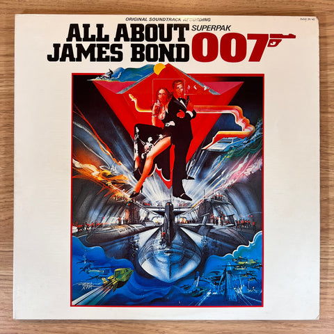 Various – Superpak: All About James Bond 007 (LP) (Japan) - 1977